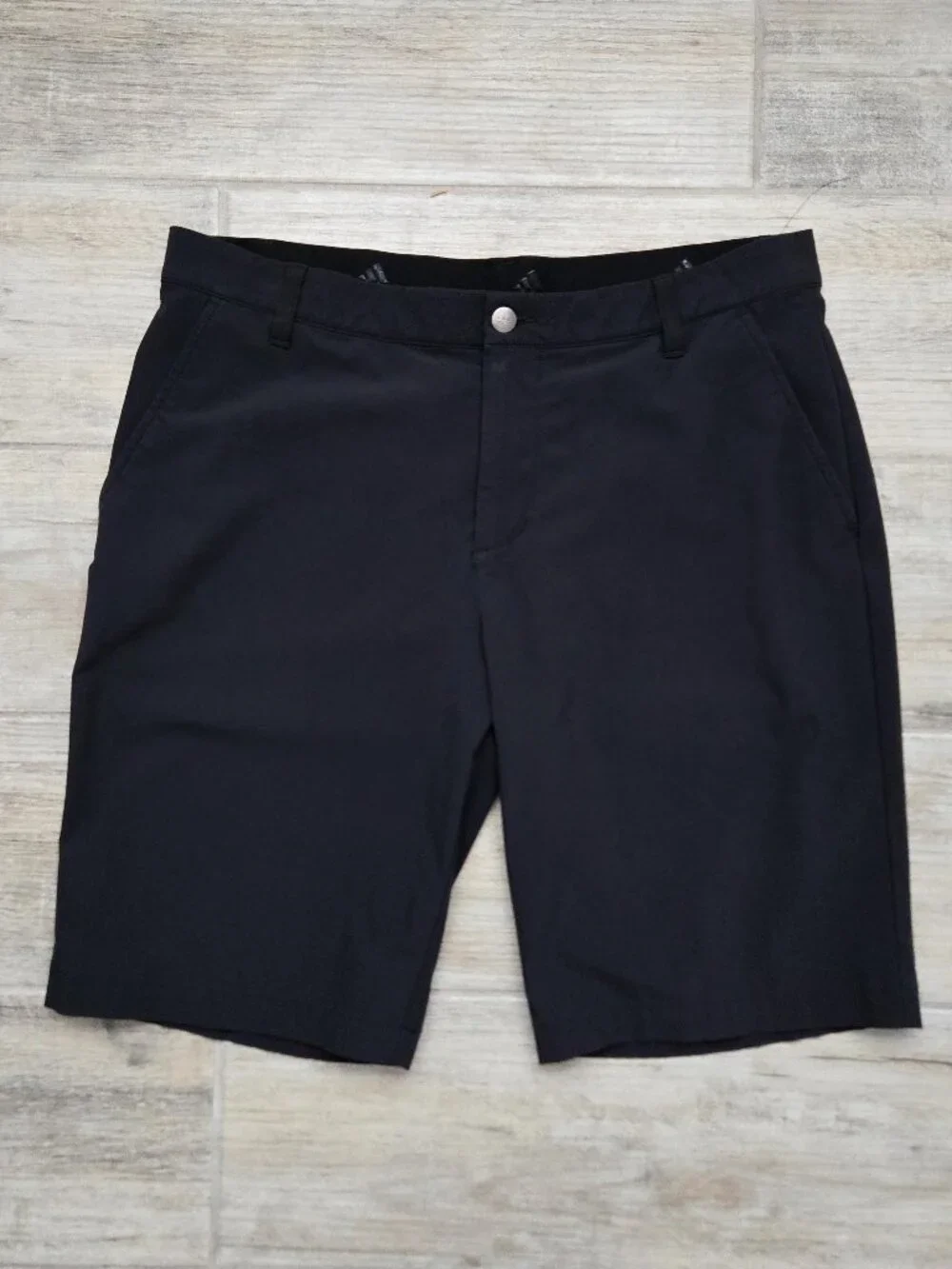 Adidas Primegreen Performance Golf Shorts Mens Black Athleisure Stretchy 34
